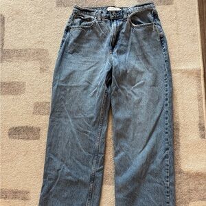 Abercrombie & Fitch Women's Blue Straight Leg Jeans